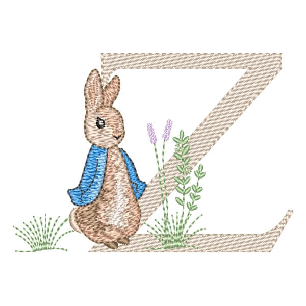 Matriz de Bordado  Alfabeto Peter Coelho Letra Z Matriz de Bordado  Alfabeto Peter Coelho Letra Z