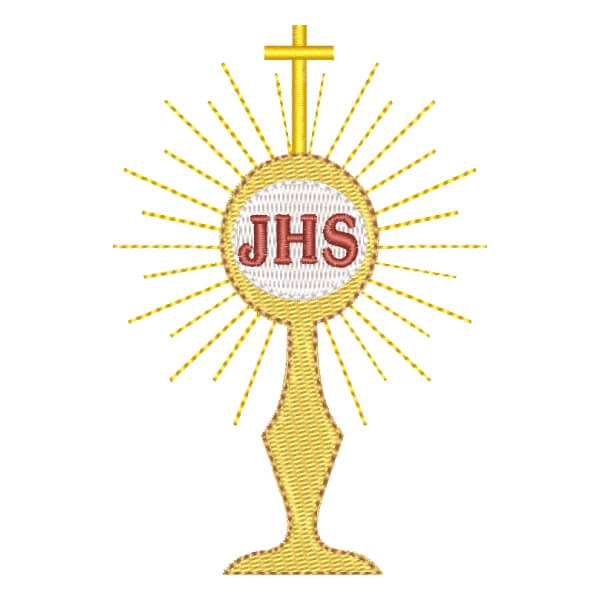 Matriz de Bordado  Cálice JHS Matriz de Bordado  Cálice JHS