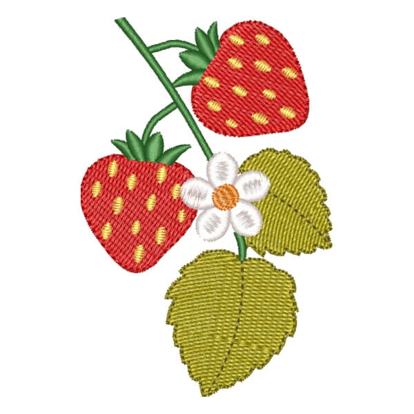 Matriz de Bordado  Morango