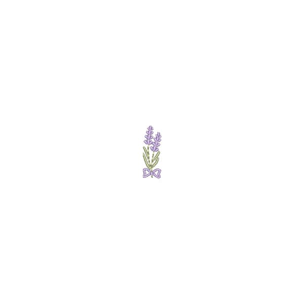 Matriz de Bordado  Mini Flor Lavanda