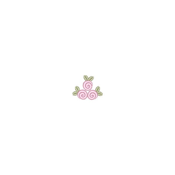 Matriz de Bordado  Mini Rosas