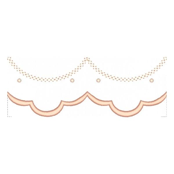 Matriz de Bordado  Barrinha com Bolinha Matriz de Bordado  Barrinha com Bolinha