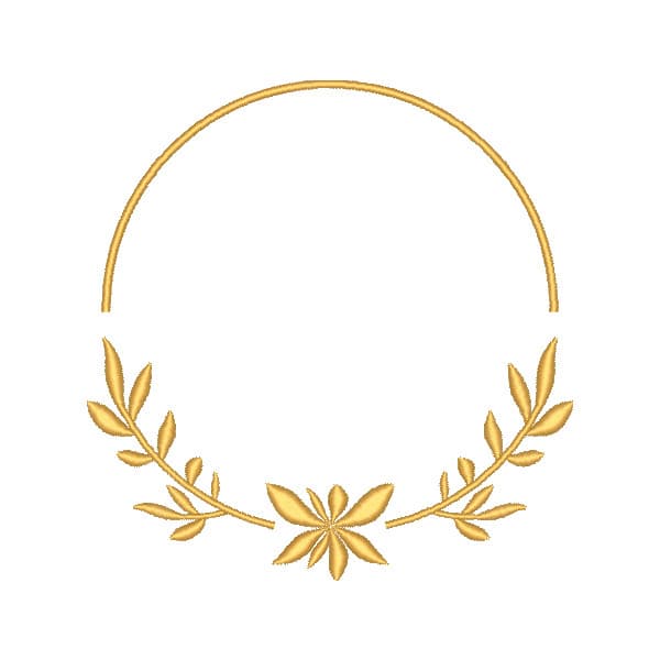 Matriz de Bordado  Moldura Floral Matriz de Bordado  Moldura Floral