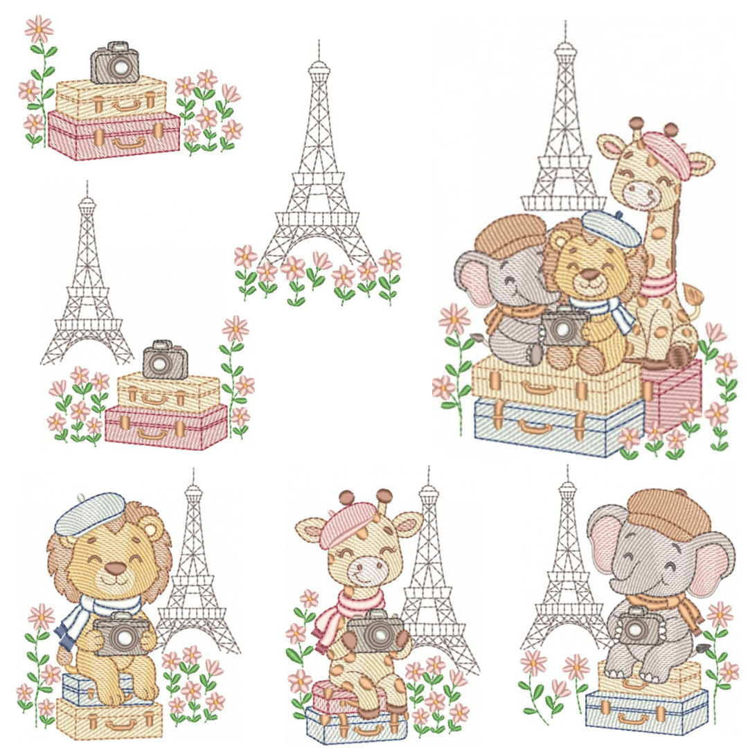  Pacote de Matrizes Safari Aventura em Paris (Pontos Leves)