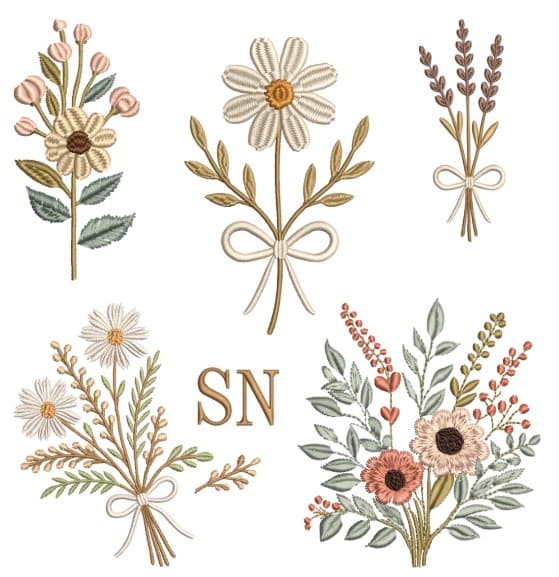 Pacote de Matrizes Floral  Pacote de Matrizes Floral