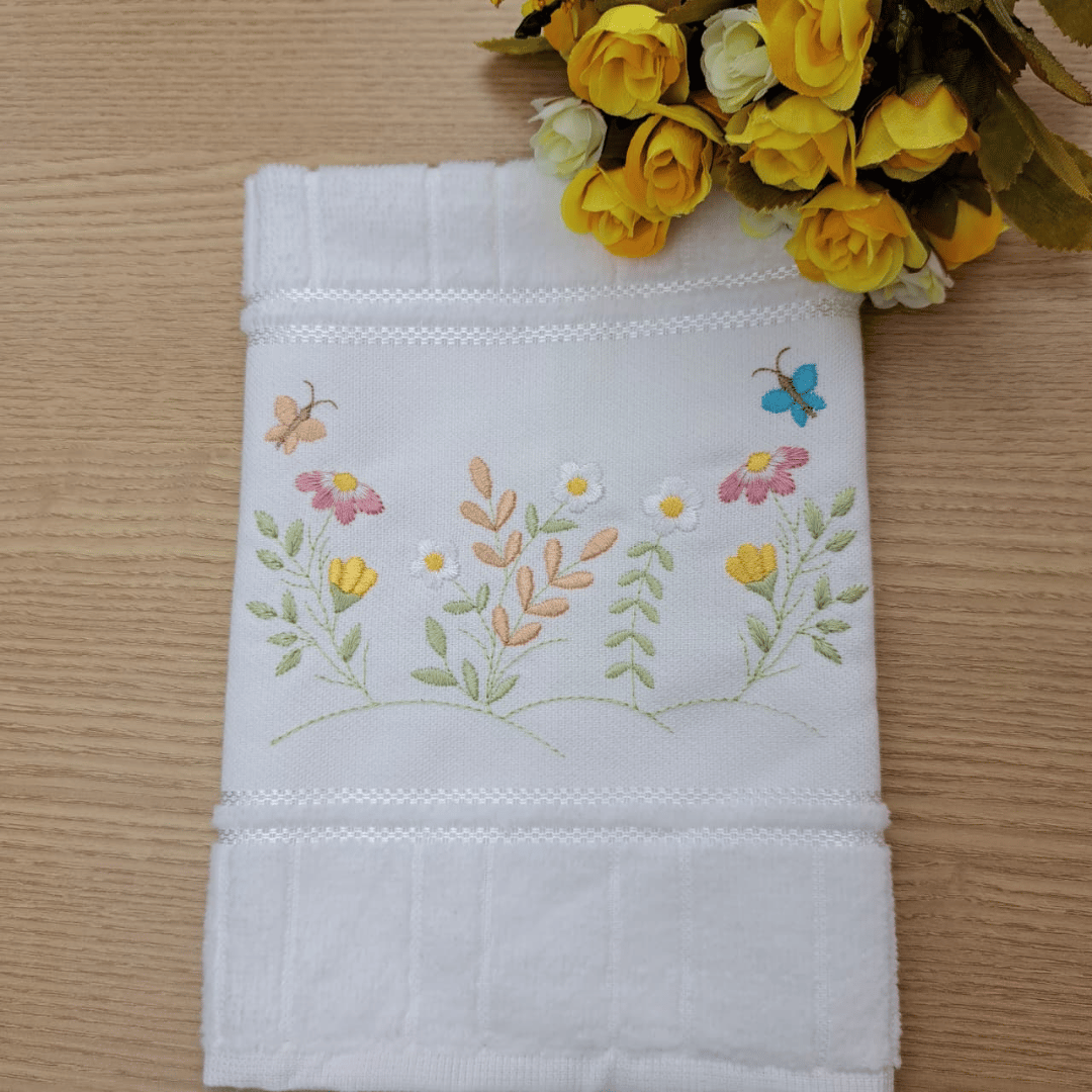 Tulips and Daisies Embroidery Pattern Embroidery Design – Instant Download  | Embforlife Embroidery Designs, image size:1080x1080