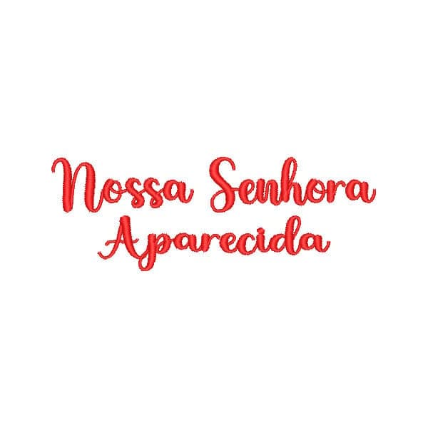 Matriz de Bordado  Nossa Senhora Aparecida (Pontos Leves)