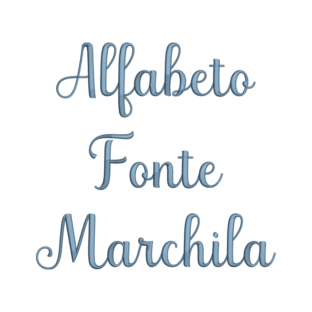  Pacote de Matrizes Alfabeto Fonte Marchila