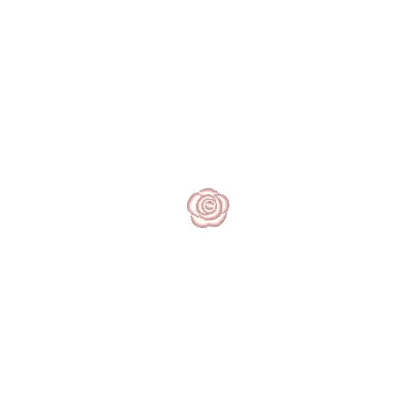 Matriz de Bordado  Mini Rosa