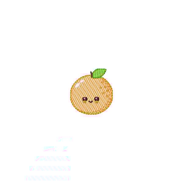 Matriz de Bordado  Mini Laranja ( Pontos Leves )