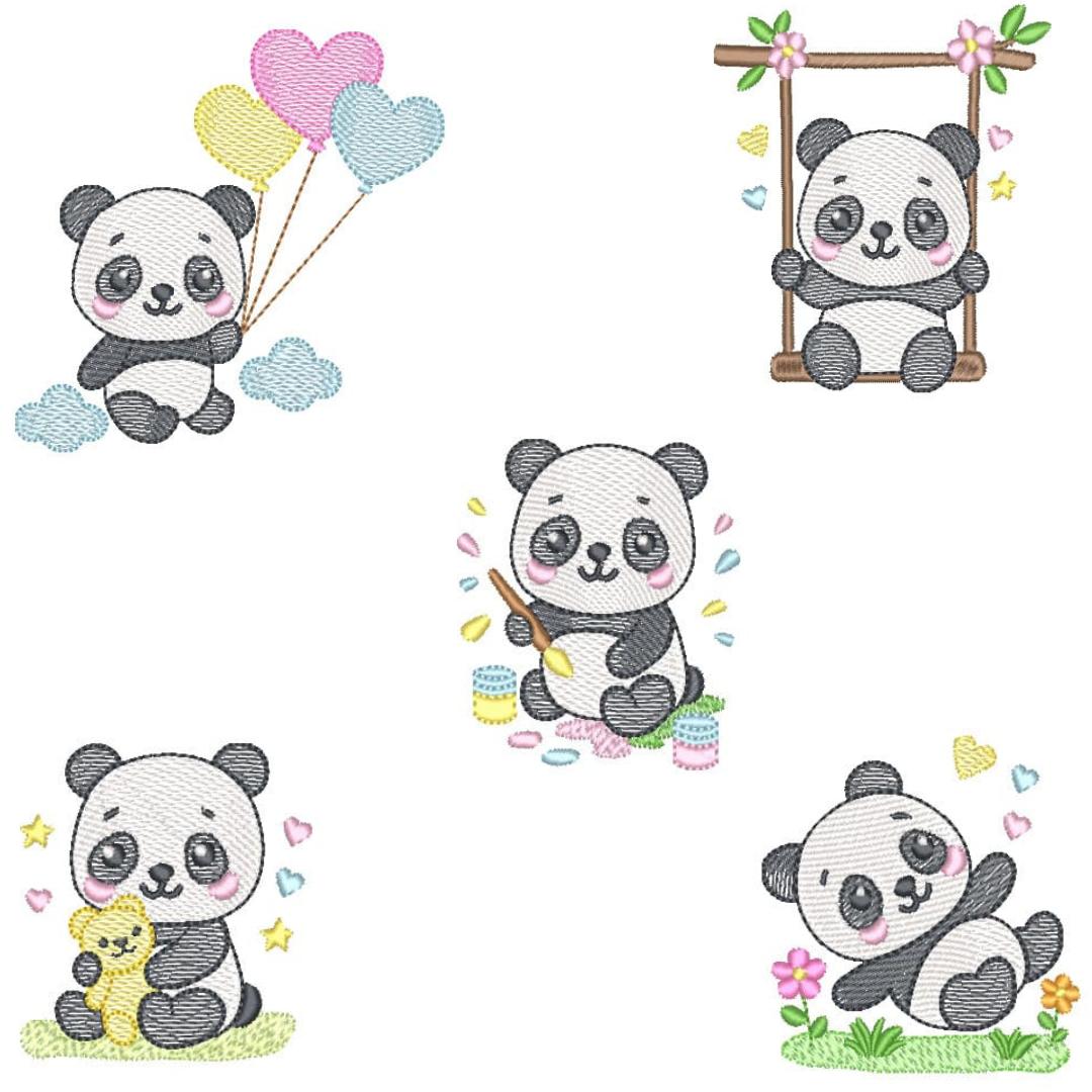  Pacote de Matrizes panda (Pontos leves)