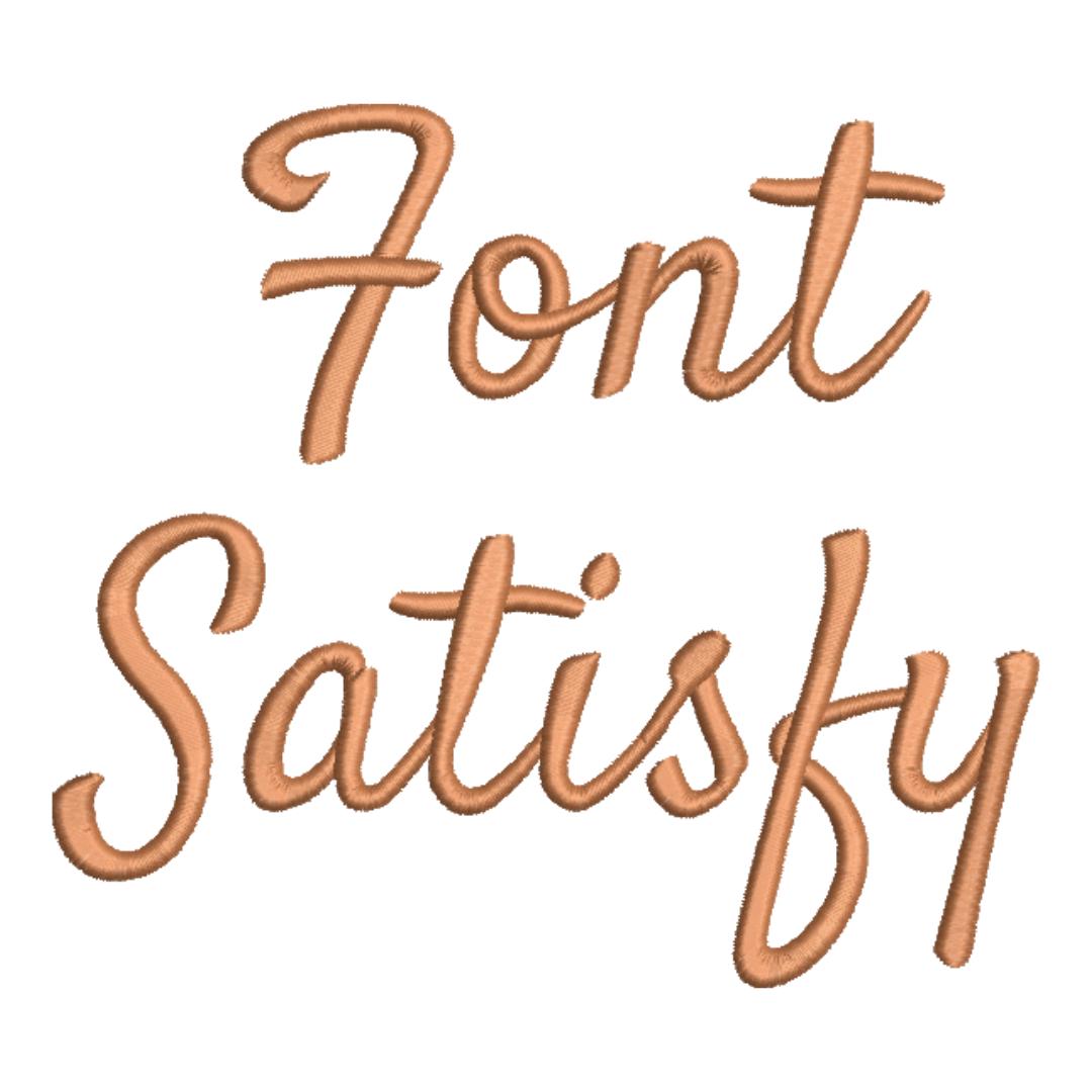  Pacote de Matrizes Alfabeto Fonte Satisfy