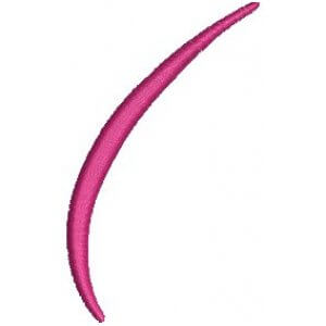 Matriz de Bordado  Alfabeto Script4 abre parenteses