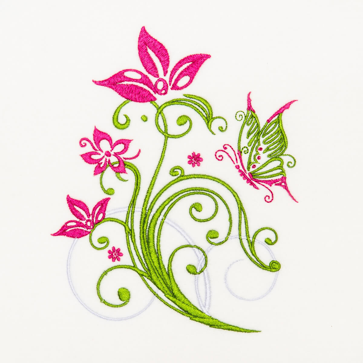 Matriz de Bordado  floral 391